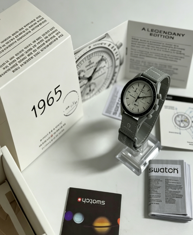 Omega X Swatch Speedmaster Moonswatch 1965 Edition